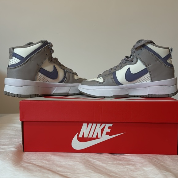 Nike Dunk High Up Iron Purple – Lightly Worn– Size 5 Women’s - Picture 2 of 14